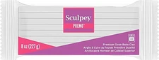 Premo Polymer Clay 8Oz 3/Pkg, White 3 Pack
