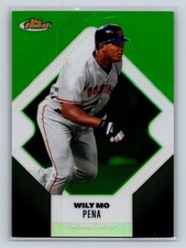 2006 Topps Finest Wily Mo Pena Green Refractor 13 (/199)