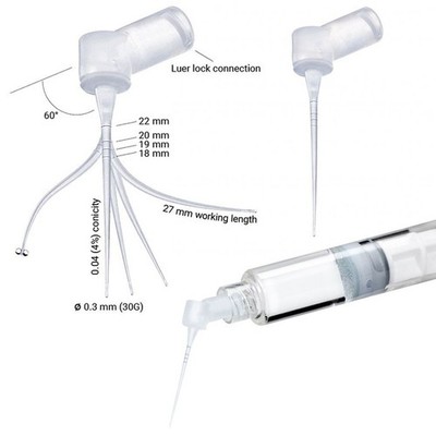 10pcs Dental Endodontic Endo Irrigation Tip Disposable Root Canal Syringe