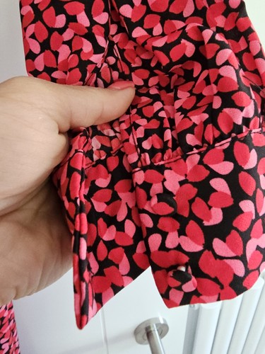 Michael Kors Red Coral Maxi Dress Size Xs - Picture 3 of 3