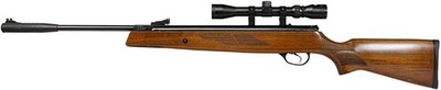 Hatsan Mod 95 Vortex .25 Caliber Wood Stock Break Barrel Air Rifle with Scope