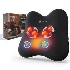 Back Massager with Heat, Cordless Back and Neck Massage for Pain Relief Deep ...