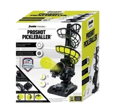 FRANKLIN AUTOMATIC PICKLEBALL LAUNCHER MACHINE PROSHOT PRACTICE TRAINING - BLACK