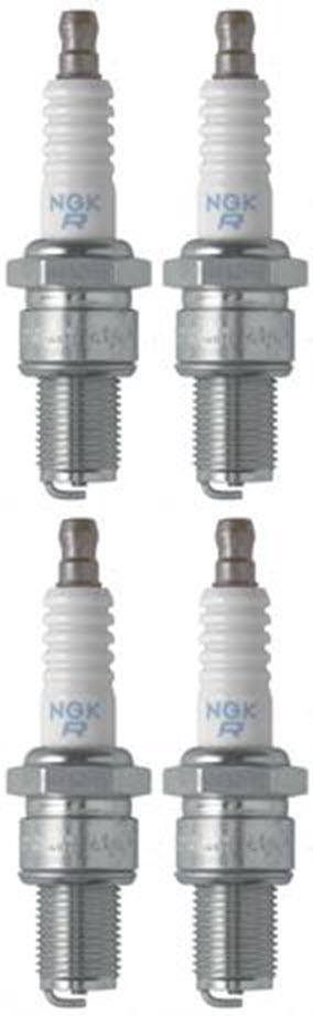 Set of 4 NGK Standard Spark Plugs for Yamaha VENTURE VT700 2004-2000 Eng 700cc