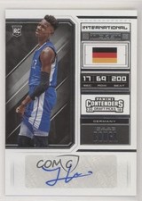 2018 Panini Contenders Draft Picks International Ticket Isaac Bonga Auto 3d3