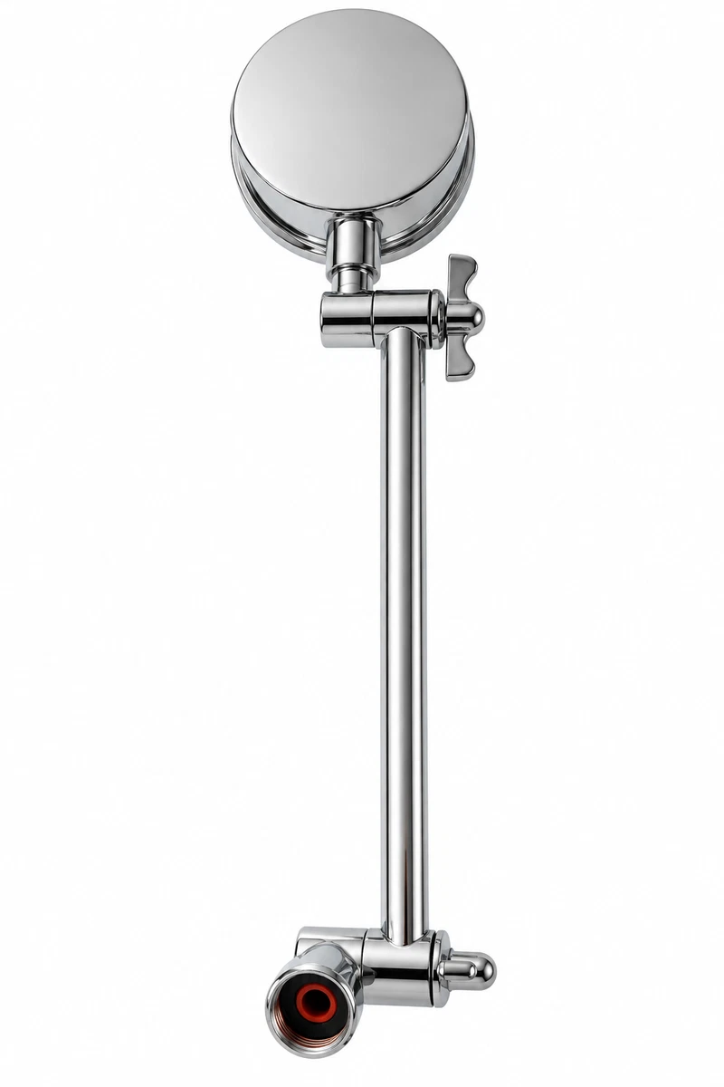 All Directional Shower Rose Head Arm Chrome WELS 3 Star 9L/min 1/2" BSP