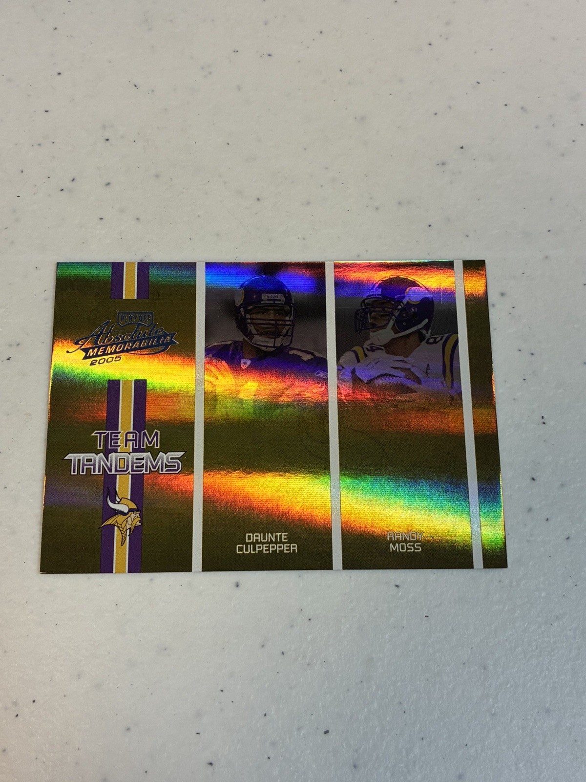 2005 Playoff Absolute Team Tandems Daunte Culpepper Randy Moss /150