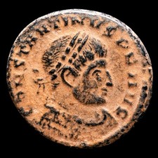 *Lucernae* Constantine I Follis SOLI INVICTO COMITI TF PTR (6551) Trier 306-37