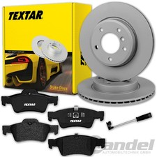 TEXTAR BREMSSCHEIBEN + BEL&Auml;GE HINTEN f&uuml;r MERCEDES M GL R KLASSE W164 X164 W251