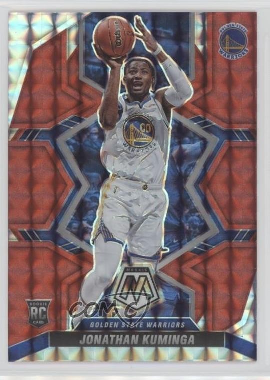 2021-22 Panini Mosaic Rookies Red Prizm Jonathan Kuminga #205 Rookie RC z6j