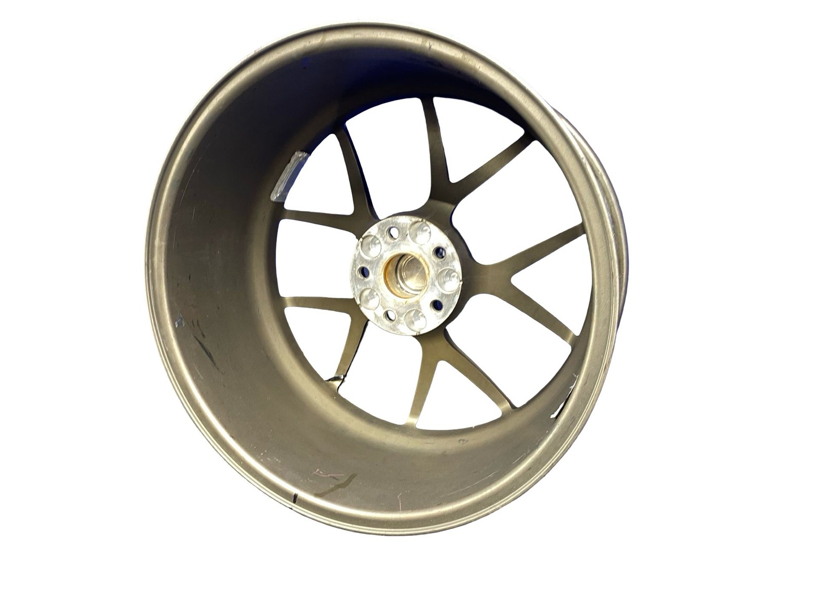2020 AUDI R8 KL01 20X11 5 Monoblock Y Spoke Wheel Rim Bronze *SMALL BEND*