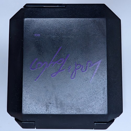 Vtg Lord & Taylor Travel Sewing Kit Black Compact Mirror Portable Purse Size
