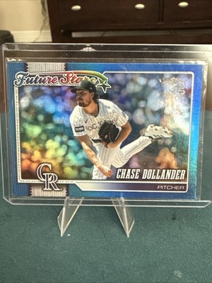 Chase Dollander 2026 Topps Series 2 Blue Foil /150 Future Stars #453 Rockies