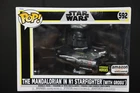 Funko Pop Ride Super Deluxe: The Mandalorian in N1 Starfighter Grogu