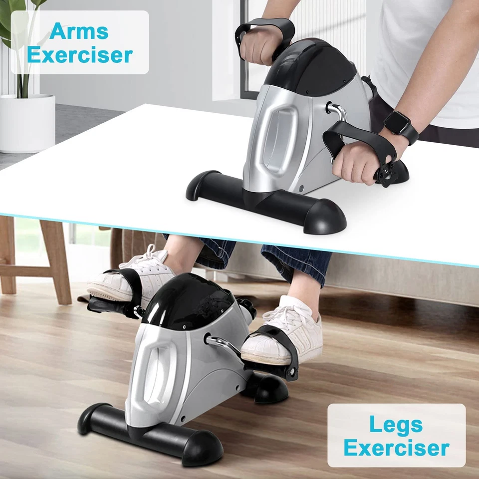 Mini Exercise Bike - Under Desk Pedal Exerciser for Arms & Legs with LCD Display - Image 3 of 4