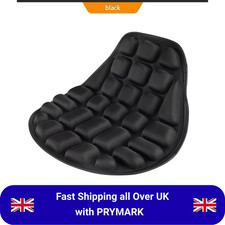 3D Motorcycle Seat Cushion Air Gel Pad Cover Universal Comfort Non Slip UK