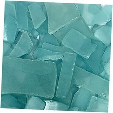 Sea Glass for Crafts, Beach Glass for Crafts, Aquarium Decor 1 Cup Aqua Blue