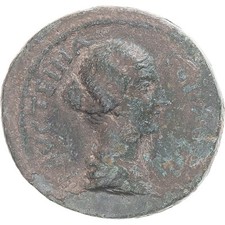 #344139 M&uuml;nze, Thrace, Faustina II, &AElig;, 147-175, Hadrianopolis, S+, Bronze