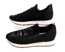 DKNY Jadyn Jogger Black Slip On Sneaker Size 8.5 Trainers Women's Lightweight