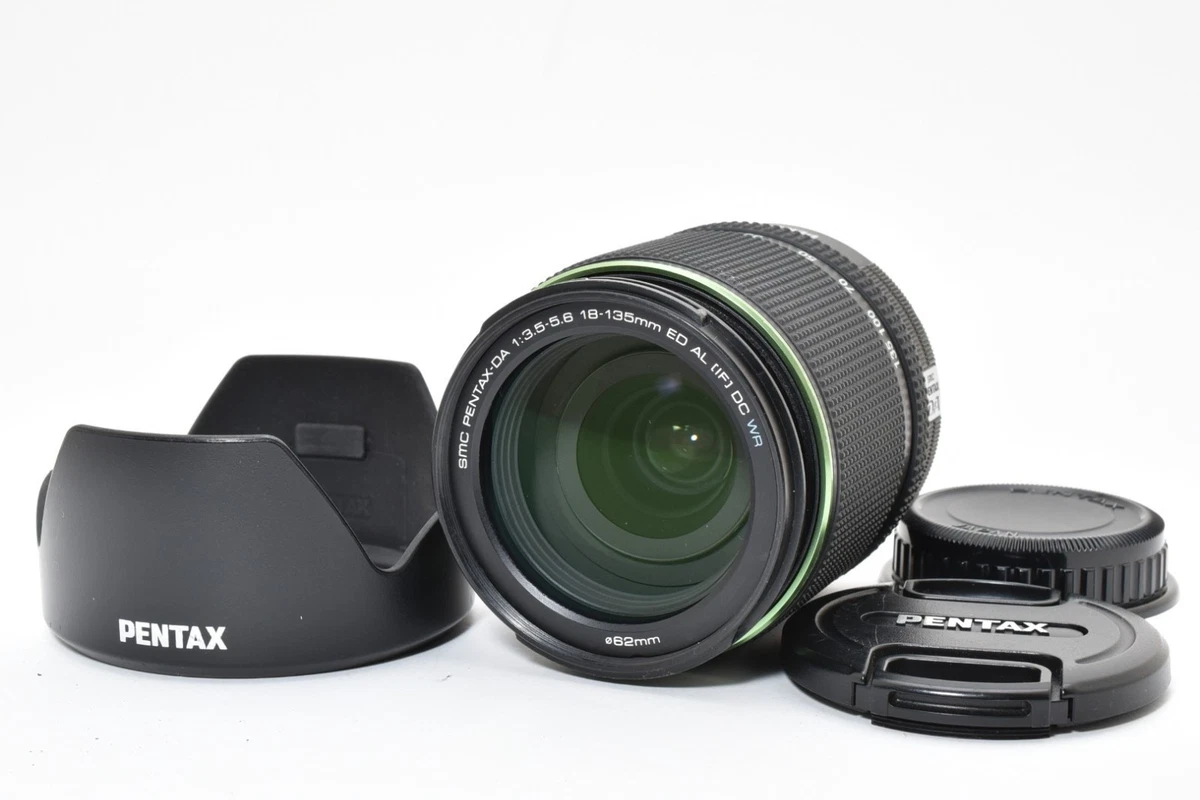 Pentax Camera Lenses SMC 18-135mm Focal f/3.5-5.6 Maximum Aperture