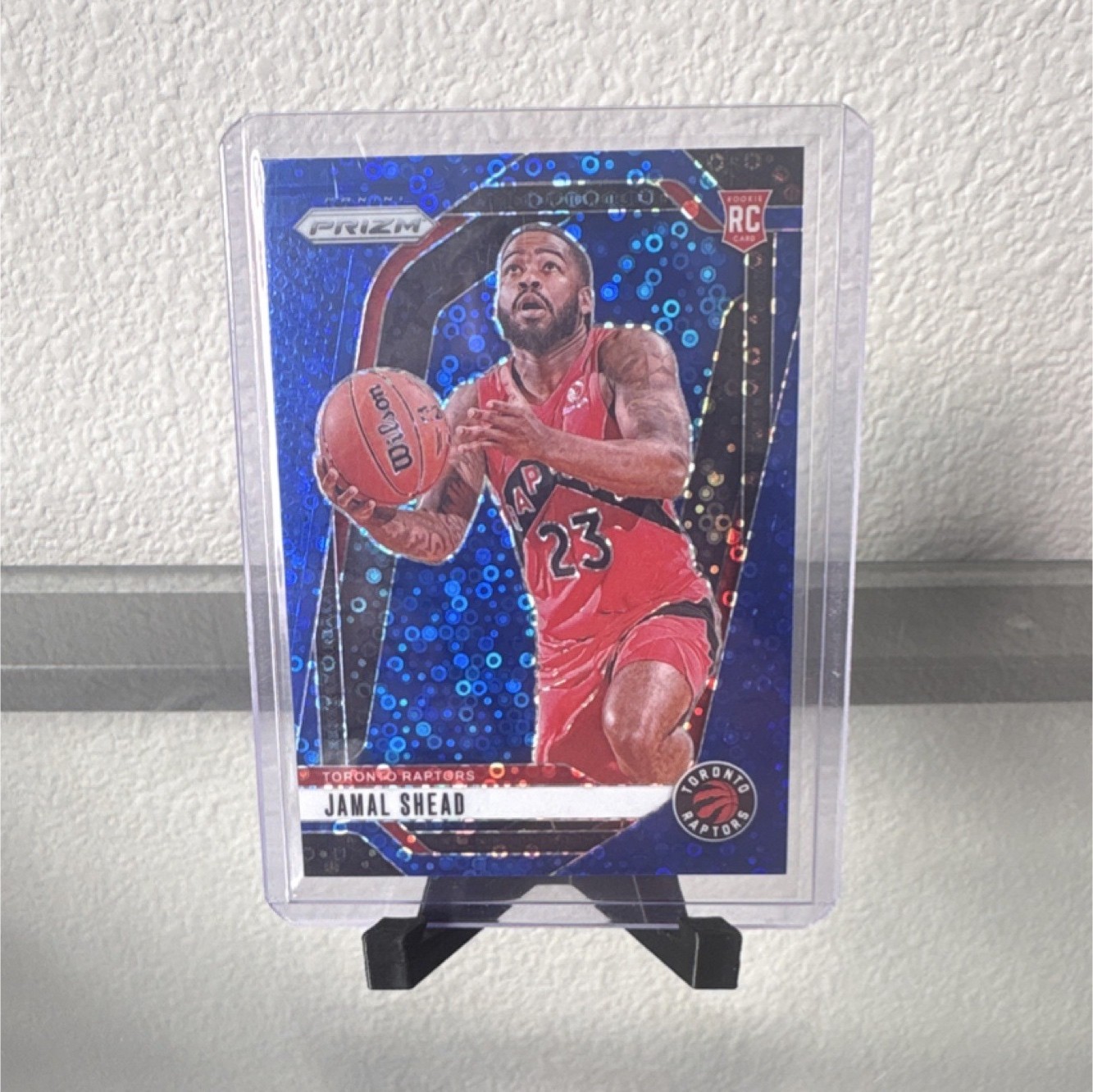 2024-25 Panini Prizm Jamal Shead #241 Blue Fast Break /150 Raptors