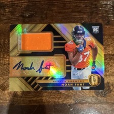 2019 Panini Gold Standard Rookie Autograph Noah Fant #220 /99 Denver Broncos