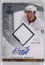 2008-09 Upper Deck The Cup Rookie 143/249 Andrew Ebbett #79 Auto 0bz8