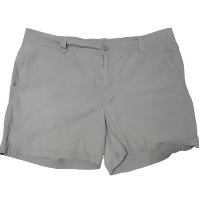 Columbia Sportswear Mens Hiking Shorts Gray Tan Size 42