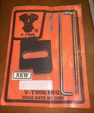 V-Twin Mfg Chrome Battery Rod Set~NEW OLD STOCK~42-9919~Harley Davidson