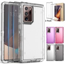 For Samsung Galaxy Note20 Ultra Case Transparent Clear Cover / Screen Protector