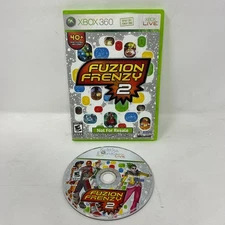 Fuzion Frenzy 2 (Microsoft Xbox 360, 2006) NO MANUAL - TESTED-NEW CASE
