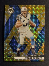 2025 Panini Mosaic - Jeremy Shockey Mosaic Yellow Reactive Prizm #129 Panthers