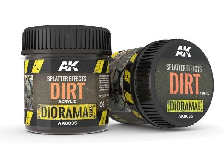 AK Interactive 100ml 08035 Splatter Effects - Dirt