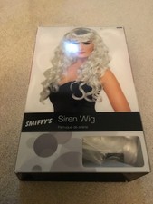 Damska długa biała peruka syreny halloween Smiffy's