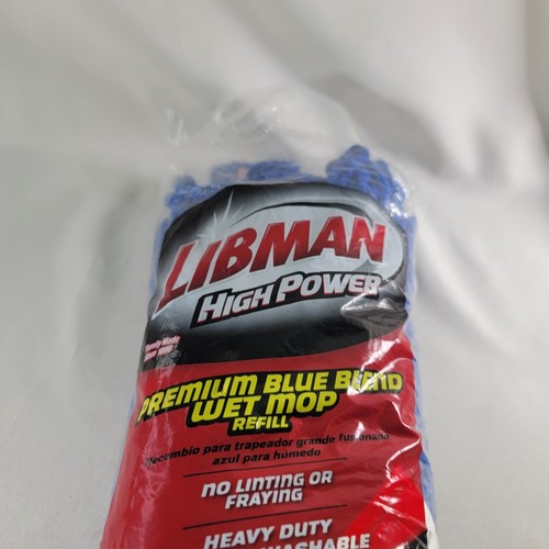 Libman Premium Large Mop Head Refill, Looped End, Cotton and Polyester ...