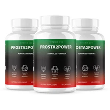 (3 Pack) Prosta2Power Capsules Male Vitality Performance Pills (180 Capsules)