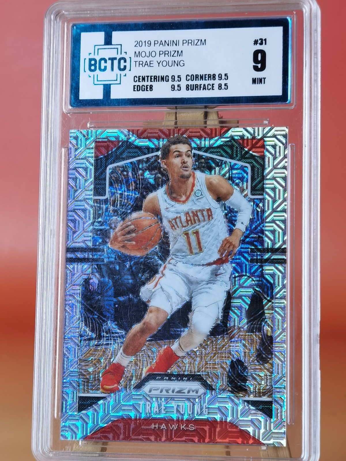TRAE YOUNG   2019-20 PANINI PRIZM BASKETBALL #31 MOJO /25 HAWKS