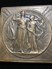 1904 UNIVERSAL EXPOSITION  LOUISIANA PURCHASE SILVER MEDAL AWARD BRONZE W/ CASE — photo 4