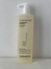 Giovanni Tea Tree Triple Treat Invigorating Shampoo 33.8 Fl Oz Dandruff Control 0.74 per gallon