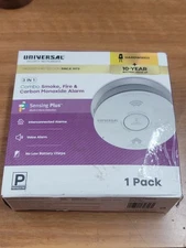 Universal Security Instruments 3 in 1 Combo Smoke, Fire & Carbon Monoxide Alarm