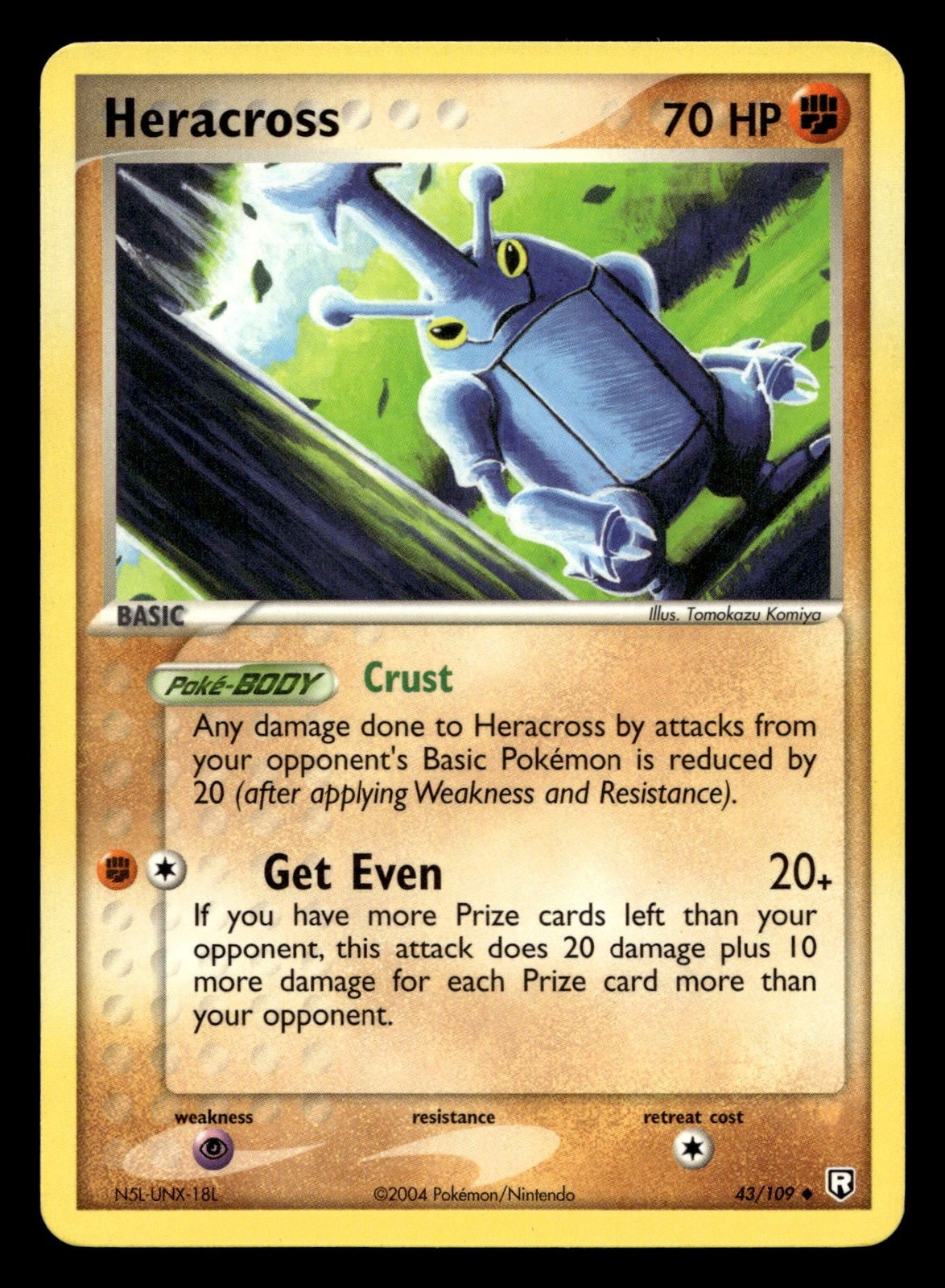 Heracross 43/109 Uncommon Team Rocket Returns Pokemon NM