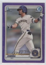 2020 Bowman Draft Chrome Purple Refractor 36/250 Freddy Zamora #BD-46 0y2q