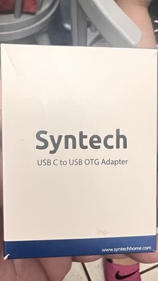 Syntech USB-C to USB OTG Adapter 5cm White/Blue MPN X001RWB52N