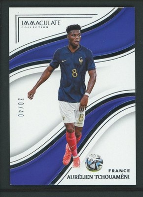 2023-24 AURELIEN TCHOUAMENI 30/40 PANINI IMMACULATE COLLECTION