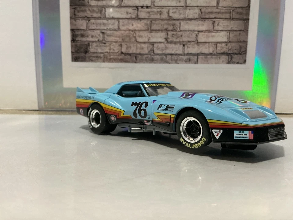 CARRO DE AUTORAMA 2004 MONOGRAMA ESCALA 1/32 - Greenwood Corvette Mancuso Chevrolet #76 - Imagem 3 de 4