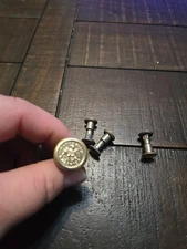 4 Warranted Superior Brass Saw Bolts