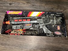 Super Soaker Star Wars Battle Droid Rifle Blaster Black/Orange 1998 MPN 5800