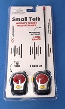 Worlds Smallest Walkie Talkies Miniature, Up to 100ft Range