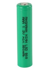 ANSMANN - Industrial NiMH Rechargeable AAA Battery 800mAh Flat Top - Single Pack
