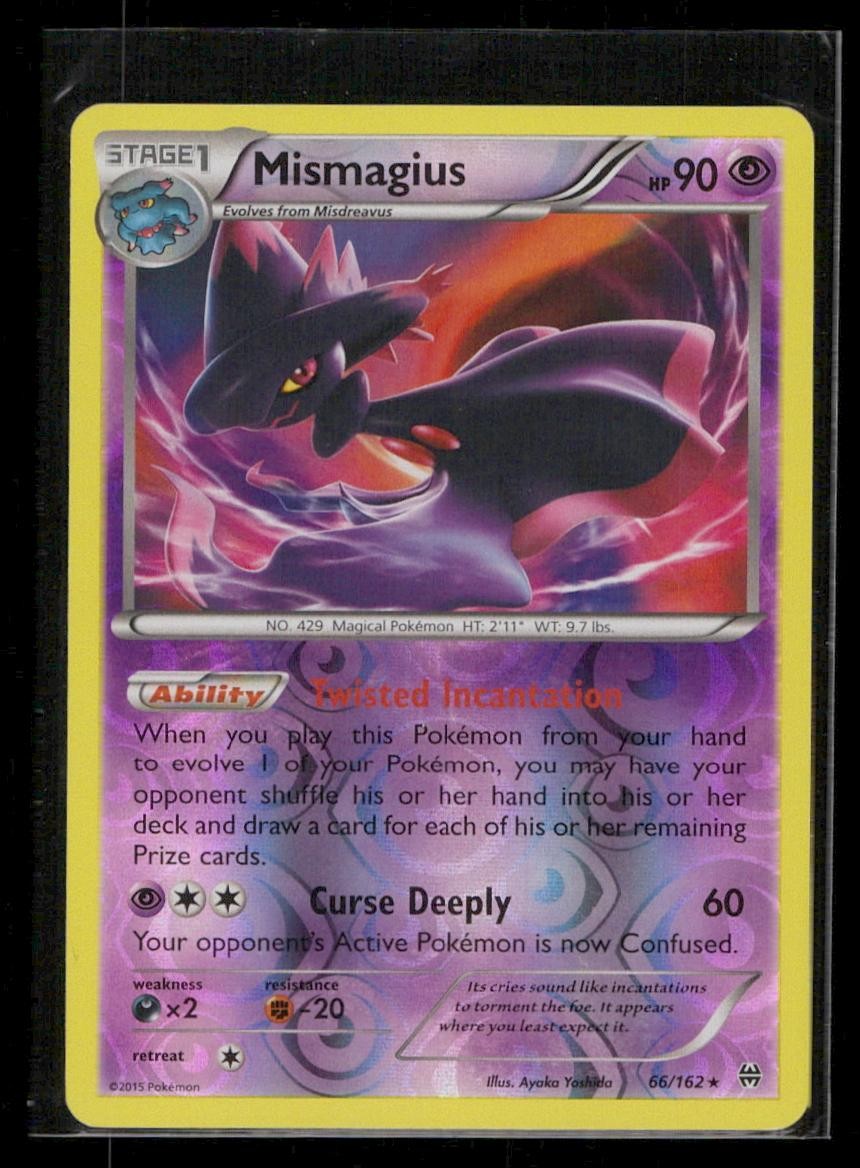 Mismagius BREAKthrough 66/162 NM Pokemon TCG Reverse Holo Ayaka Yoshida